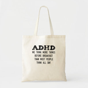 Tote Bag Réfléchissez Plus Avant Le Petit Déjeuner Drôle Aj