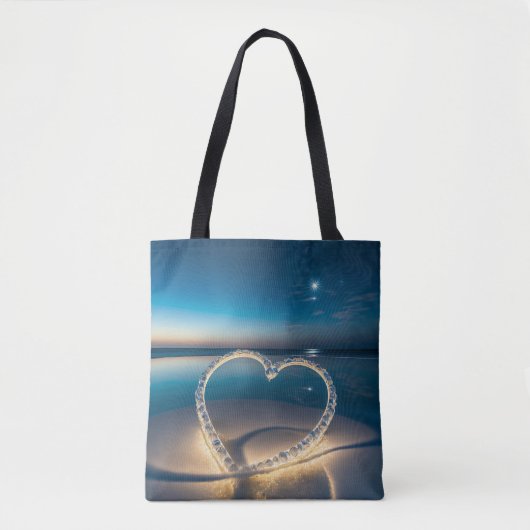 Tote Bag Reflet d'Amour Céleste (Devant)