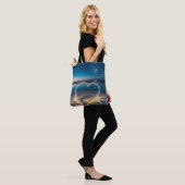 Tote Bag Reflet d'Amour Céleste (Sur le modèle)