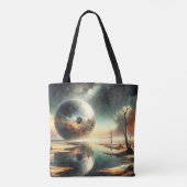 Tote Bag Reflets du chaos (Dos)