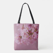 Tote Bag Reflets Rose Pâle des Fleurs de Cerisier Sakura (Dos)