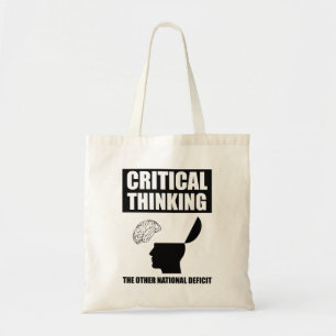 Tote Bag Réflexion critique sur l'autre déficit national