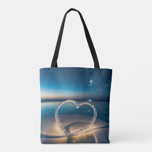 Tote Bag Réflexion d'amour céleste (Dos)