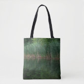 Tote Bag Réflexions De Cattail En Étang (Devant)