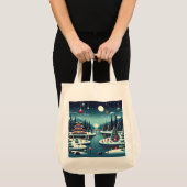 Tote Bag Réflexions de Yuletide dans l'est (Devant (produit))