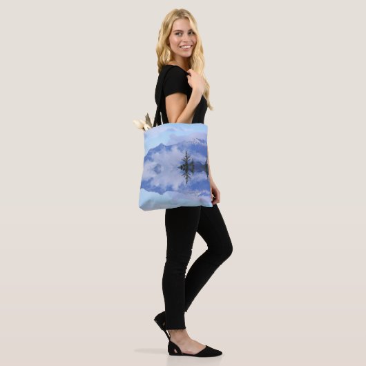 Tote Bag Réflexions des Alpes de la Trinité..... (Sur le modèle)