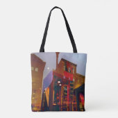 Tote Bag Réflexions rouges sur la rue de Philadelphie (Dos)