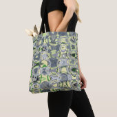 Tote Bag Réflexions vertes, stupéfaction verte (De près)