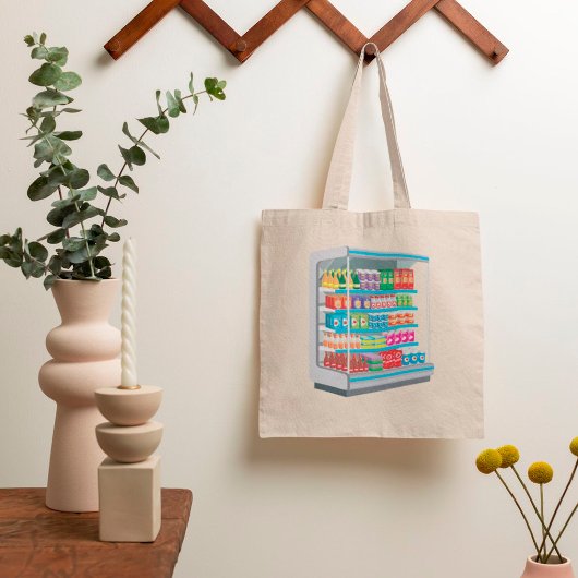 Tote Bag Réfrigérateur laitier de supermarché
