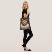 Tote Bag Regal Cat (Sur le modèle)