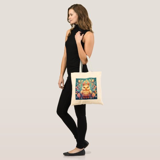 TOTE BAG " REGAL CHICK " (Devant (modèle))