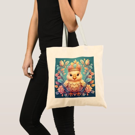TOTE BAG " REGAL CHICK " (Devant (produit))