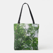 Tote Bag Regard sur les arbres d'été (Dos)