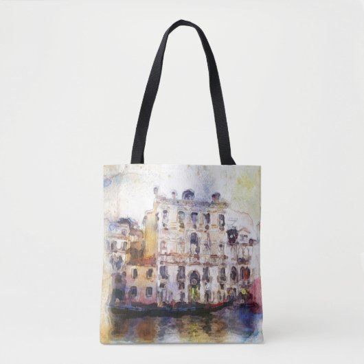 Tote Bag Regarde OD Venise faite dans l'aquarelle (Devant)