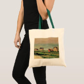 Tote Bag Régate à Villerville par Gustave Caillebotte (Devant (produit))