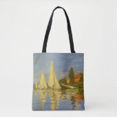 Tote Bag Regatta à Argenteuil par Claude Monet (Devant)