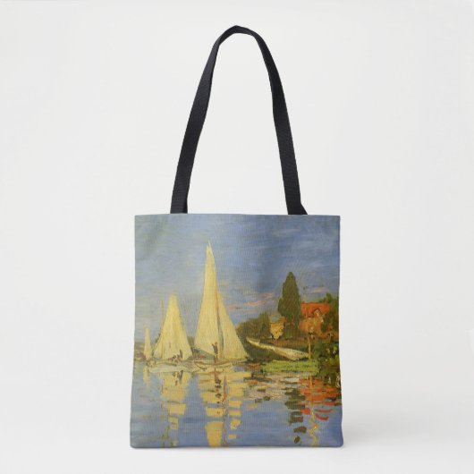 Tote Bag Regatta à Argenteuil par Claude Monet (Devant)