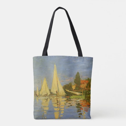 Tote Bag Regatta à Argenteuil par Claude Monet (Dos)
