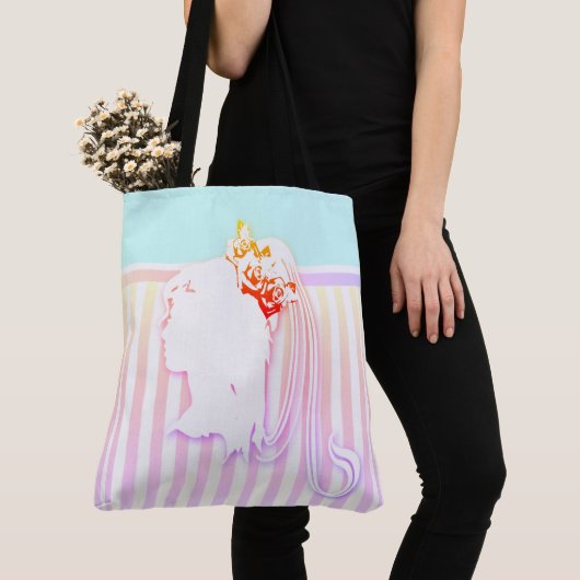 Tote Bag Regenbogen (De près)
