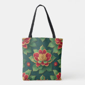 Tote Bag Reggae Lotus Flower (Dos)