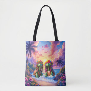 Tote Bag Reggae Turtles – Des vibes d'île pour toujours.