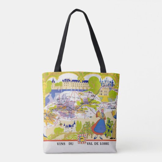 Tote Bag Région Vins de la Loire Fourre-tout (Dos)