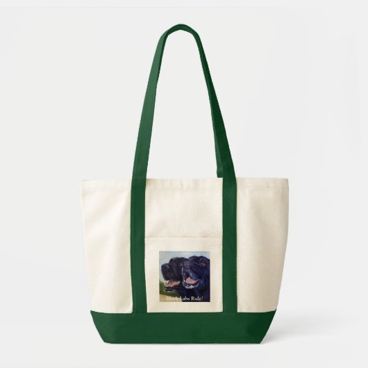 Tote Bag Règle noire de laboratoires ! (Devant)