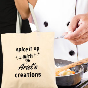 Tote Bag Règles de dégustation personnalisées Chef Cook Foo