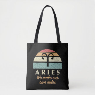 Tote Bag Règles de Zodiac Funny Aries
