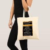Tote Bag Règles drôles (Devant (produit))