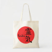 Tote Bag Reiki Calligraphie Et Word 1 (Devant)