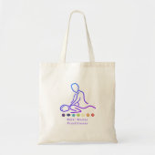 Tote Bag Reiki Master Praticien Plan Blanc (Devant)