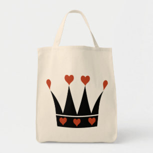 Tote Bag Reine de couronne de coeurs