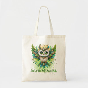 Tote Bag Reine de la Chouette enchantée