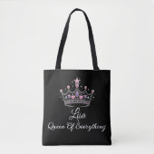Tote Bag Reine de Tout (Devant)