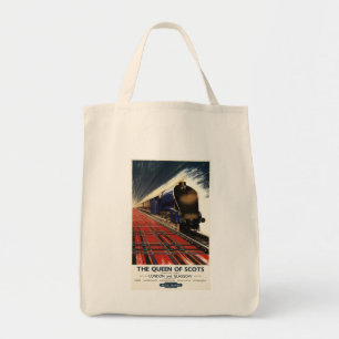 Tote Bag Reine de train écossais de pullman