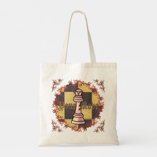 Tote Bag Reine des échecs (Dos)