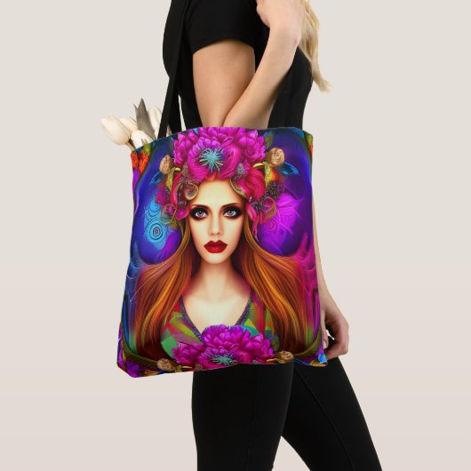Tote Bag Reine des fleurs (De près)