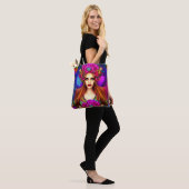 Tote Bag Reine des fleurs (Sur le modèle)
