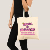 Tote Bag Reine d'impressionnant (Devant (produit))