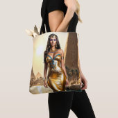 Tote Bag Reine dorée du Nil (De près)