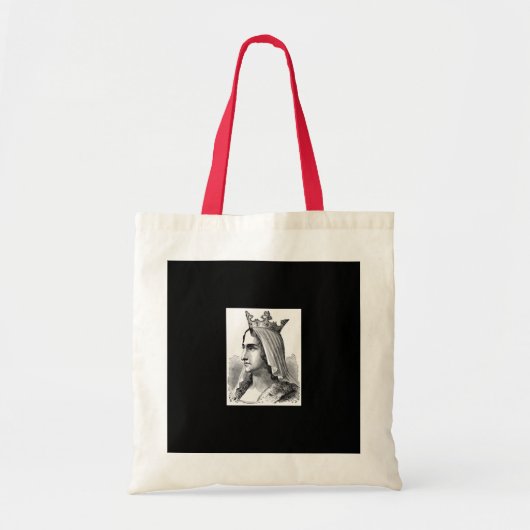 Tote Bag Reine médiévale (Devant)