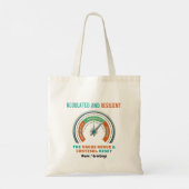 Tote Bag Réinitialisation du cortisol du nerf vague régulé (Dos)