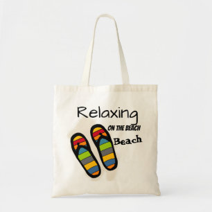 Tote Bag Relaxation sur la plage fourre-tout VACANCES,