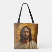 Tote Bag Religieux Jésus Gold (Dos)
