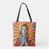 Tote Bag Religion Sainte Marie Pop Art (Dos)