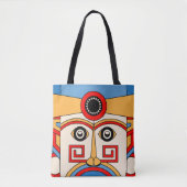 Tote Bag Religion Tiki Masque (Devant)