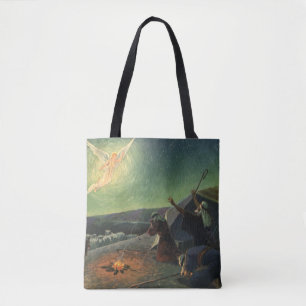 Tote Bag Religion vintage, Annonciation aux bergers