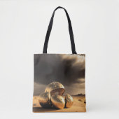 Tote Bag Reliques extraterrestres dans le désert (Devant)