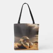 Tote Bag Reliques extraterrestres dans le désert (Dos)
